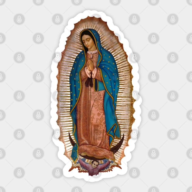 Our Lady of Guadalupe (transparent background design) Sticker by Brasilia Catholic